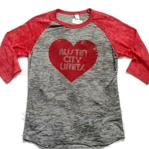 Alternative Austin City Limits top grey / red